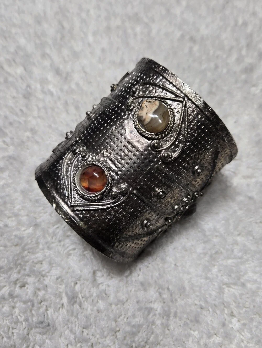 Vintage Middle Eastern Cuff With Stones